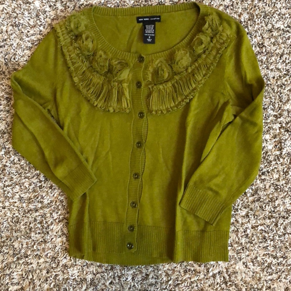 Olive green sweater